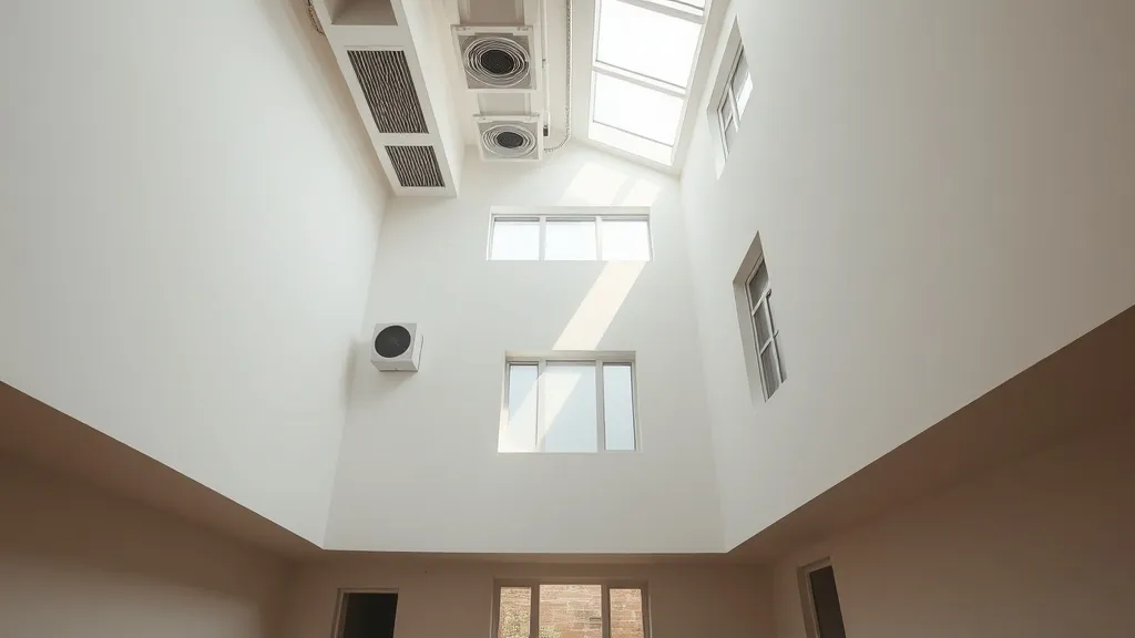 Minimalist architectural internal view of a modern apartment